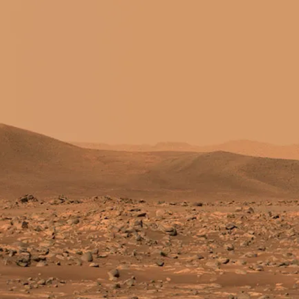 Mars' red sky