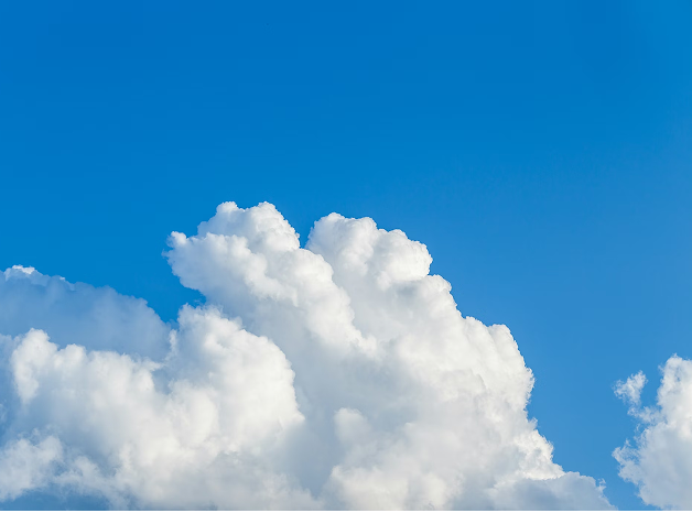 Reference image of a blue sky