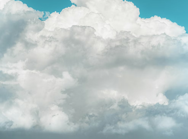 Reference image of white clouds