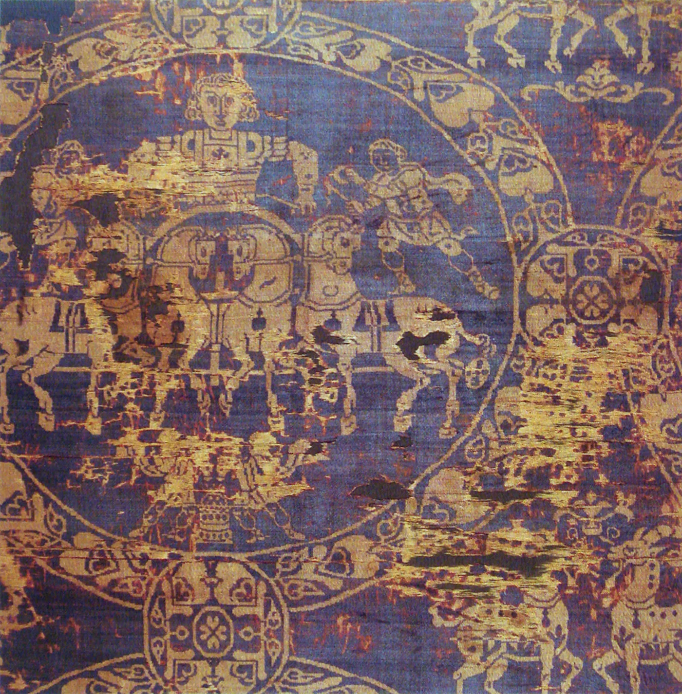 A Tyrian purple shroud of Charlemagne