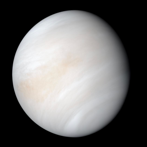 Venus' white clouds
